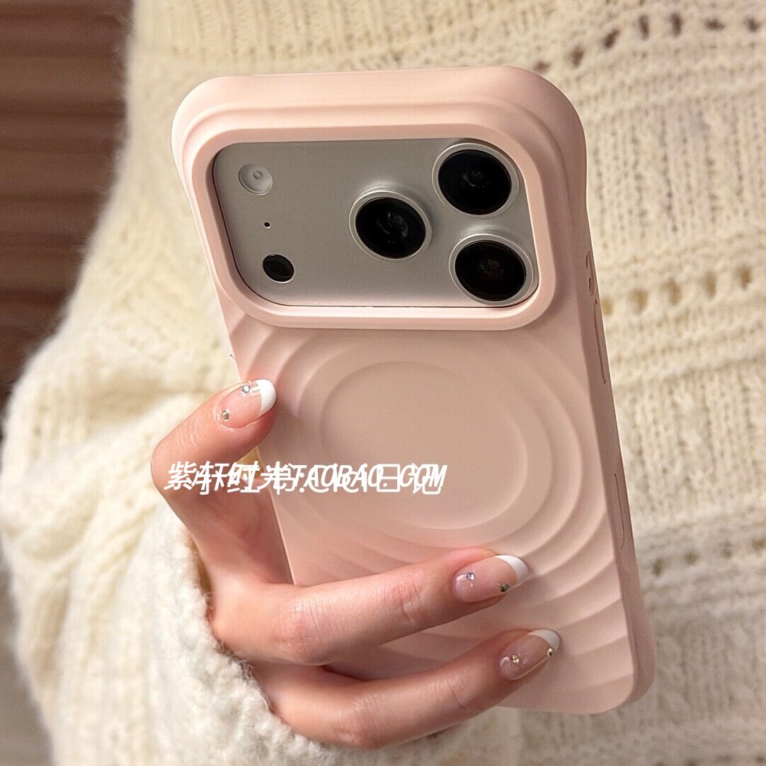 Magsafe磁吸波漾液态硅胶适用小米17promax手机壳17pro肤感17/15软糯14耐脏不发黄13小众简约灰粉色高级感女