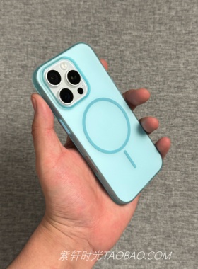 冰雾蓝色Beats细磁吸柔砂二代金属按键适用小米15手机壳14/15pro三星S25半透S24+肤感S23ultra磨砂抗指纹抗黄
