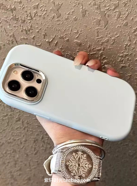 小众椭圆浅蓝色适用oppoFindx7磨砂Reno11手机壳pro硅胶K11/k9s防指纹reno10/9冷淡风4/7se多巴胺8纯色5防摔6