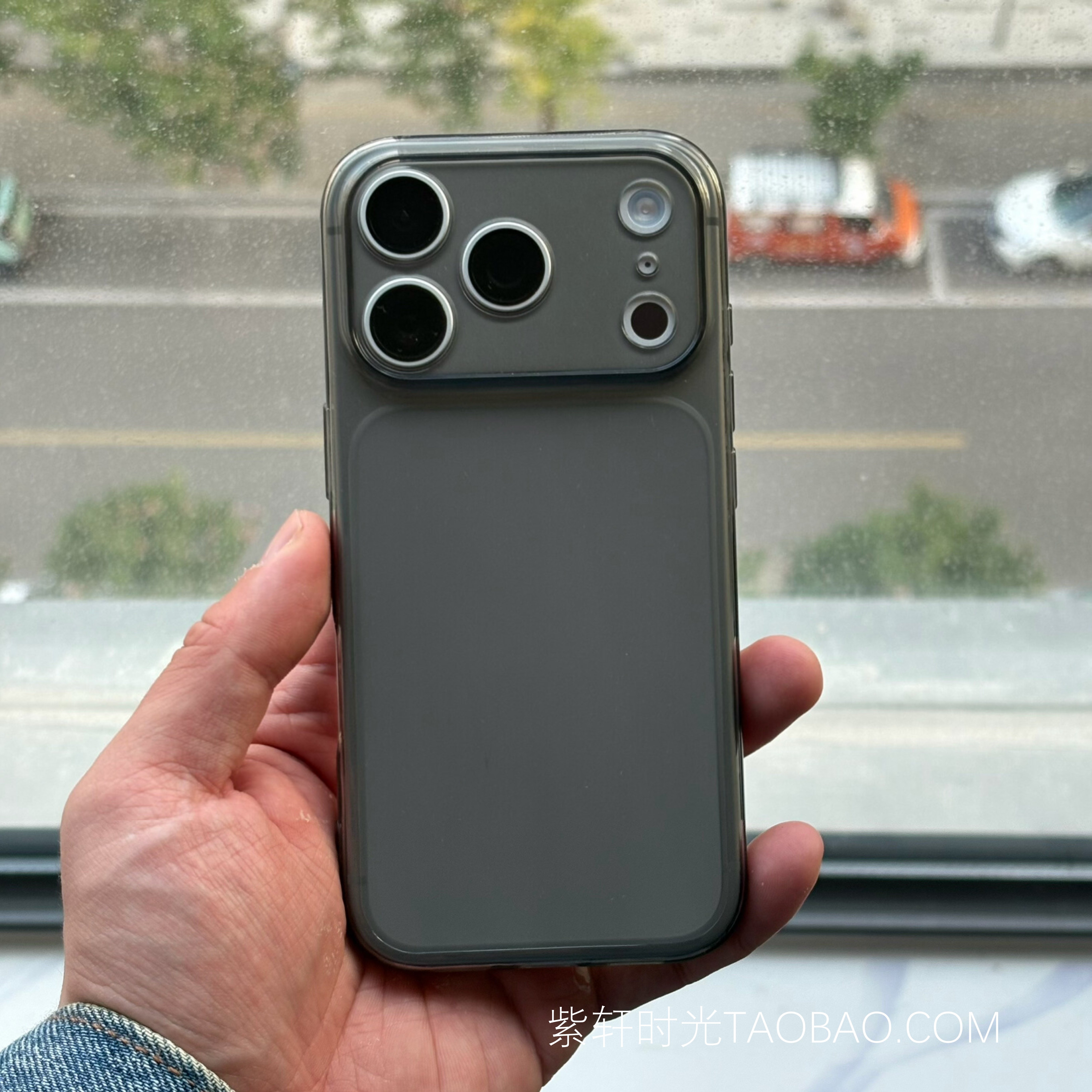 秒变17大视窗高级灰色适用苹果17promax手机壳iPhone16promax全包镜头15pro硅胶14pro软壳13轻薄散热Air透明