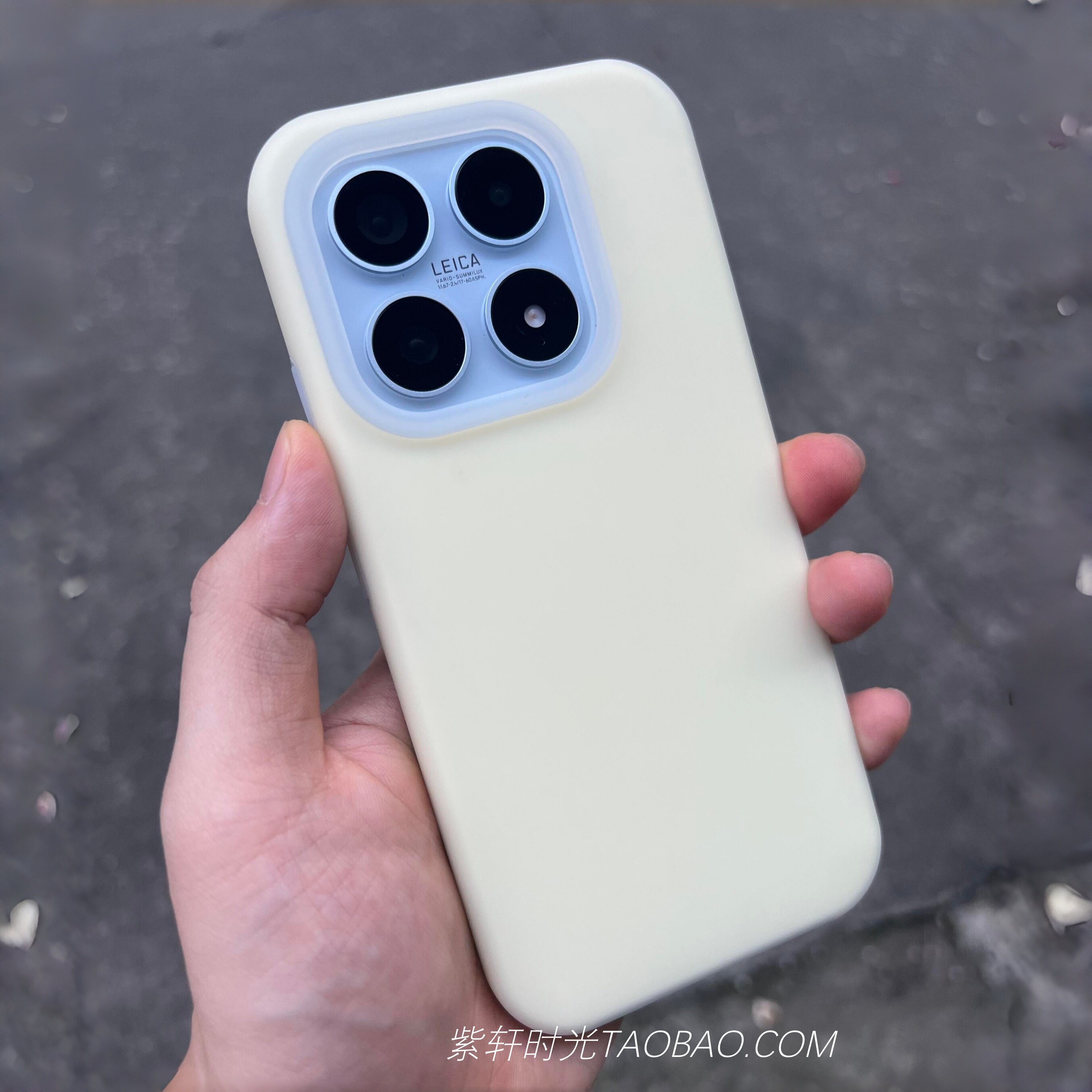 浅奶黄色耐脏防滑适用小米17手机壳17Promax液态硅胶15果冻14透明civi5红米K80全包K70防摔K60小众Note15/13+