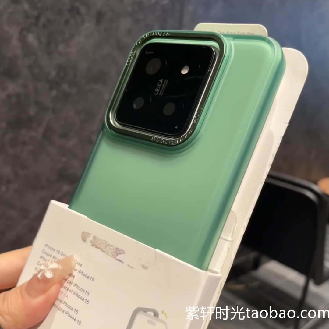 金属镜框按键肤感磨砂暗夜绿适用vivoX100pro手机壳X90s大孔镜头X80冰雾面高级感半透明硬壳防指纹墨绿色防摔