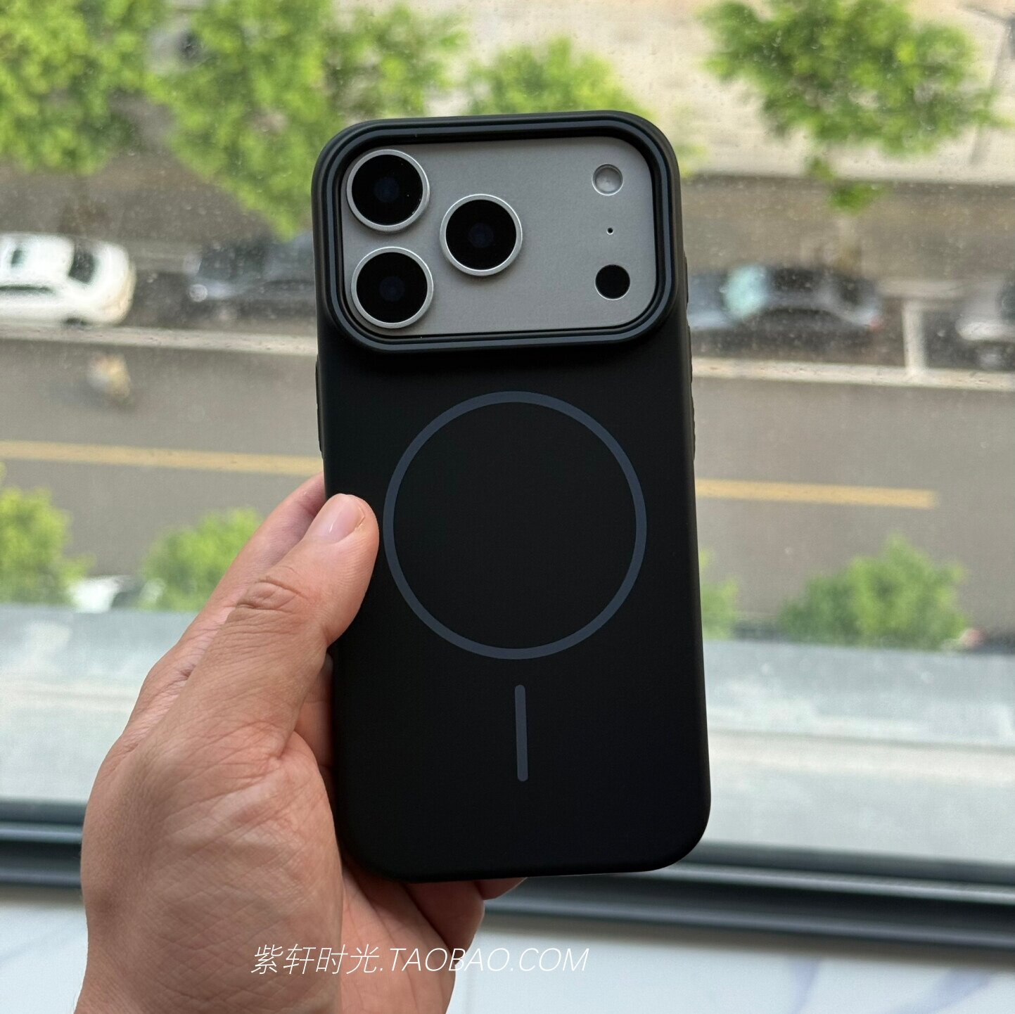 黑武士肤感磨砂Beats细磁吸适用苹果17pro手机壳iphone16promax防指纹Air超薄大孔15/14散热硬壳13mini简约12