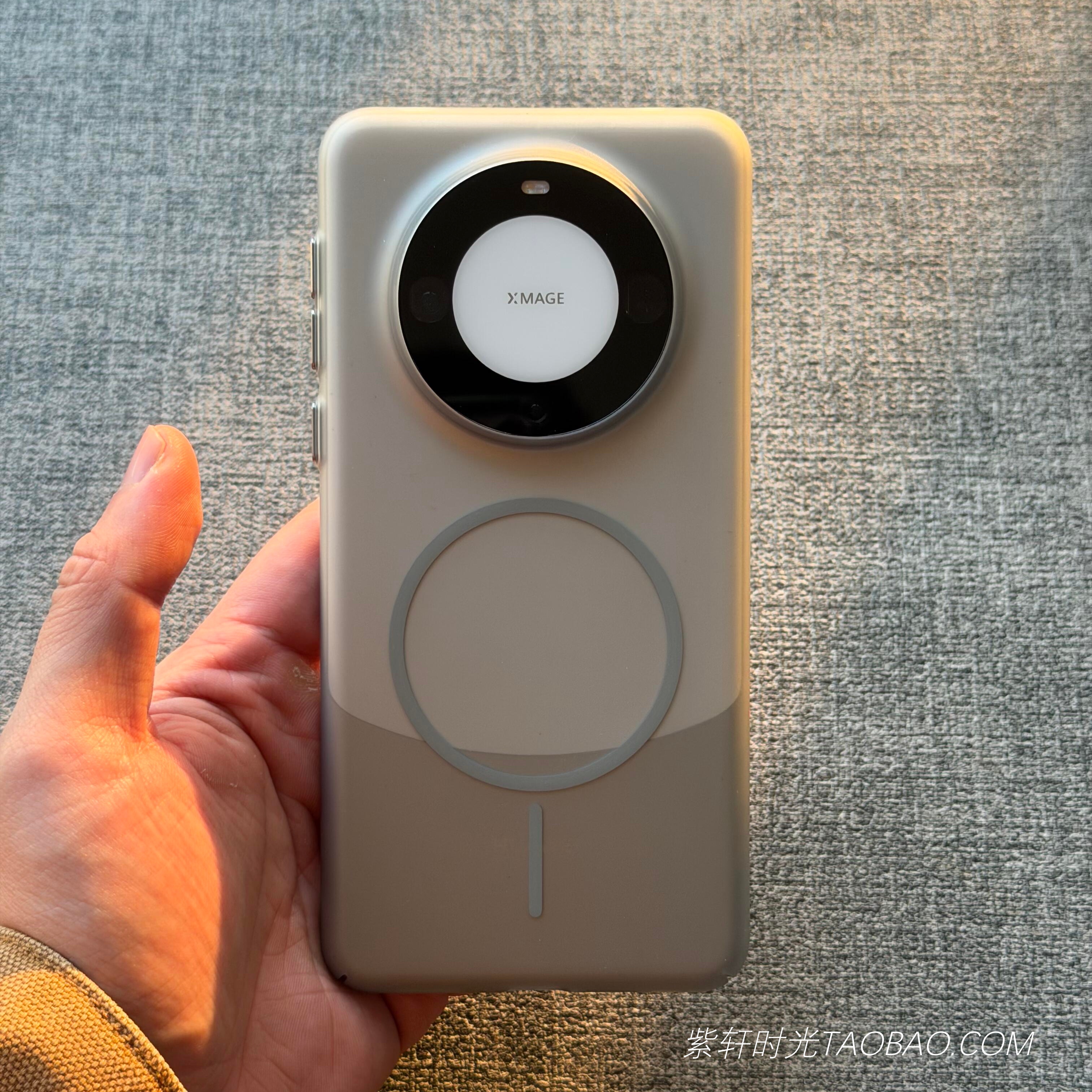 钛灰色柔砂二代细圈磁吸适用vivoX300pro手机壳iQOO15小米17pro冰雾15硬壳14Ultra一加15高级感oppoFindx9pro