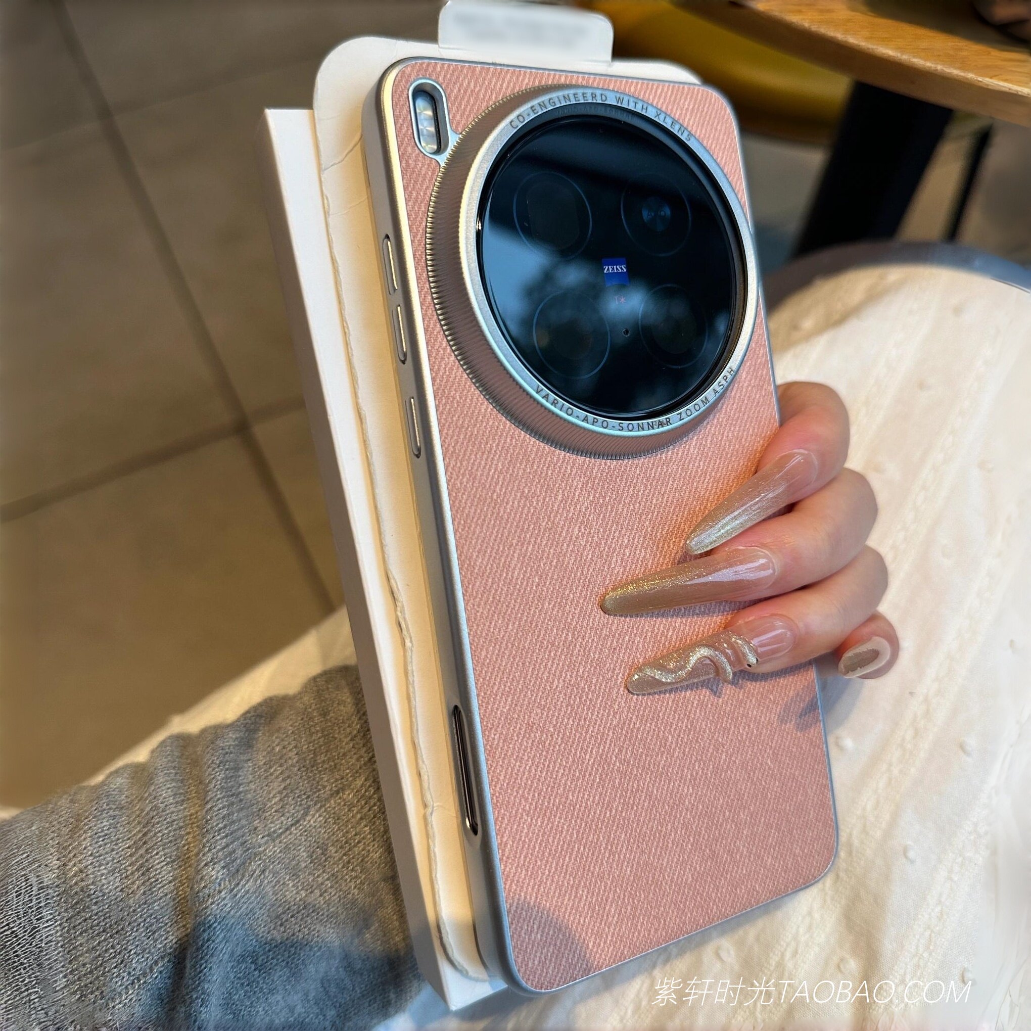 小众轻奢亚麻布纹粉色适用荣耀Magic7pro手机壳magic8磁吸充电500大孔400轻薄X60磨砂防滑华为nova14半包高级