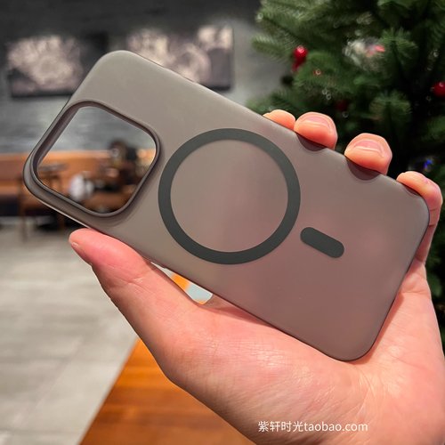 冰雾磨砂透黑磁吸充电PP壳适用小米15手机壳14pro红米Turbo4pro透白oppoFindx8s超轻薄X8裸机感Ultra不发黄+