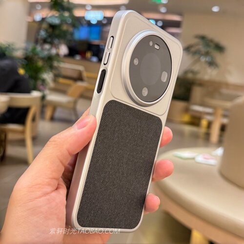 高档简约亚麻毛麻硬壳适用OPPOFindx8pro手机壳X8s+电镀银X9Ultra全包边Findx9磨砂布艺x9pro防指纹高级黑色