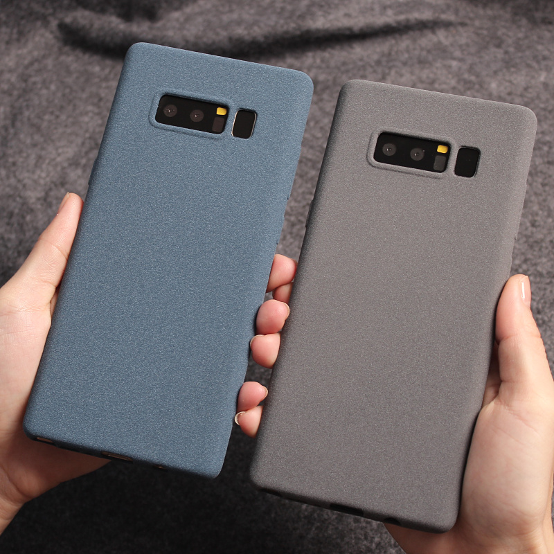 适用S24三星note20+手机壳ins冷淡风S23/S22/S10pro超薄note9磨砂软壳note8男S20ultra防指纹S21