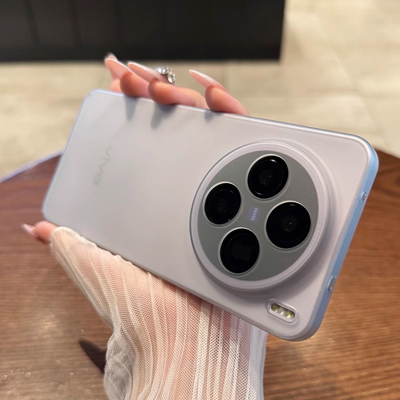 冰雾磨砂不沾指纹适用vivoX300手机壳X200Ultra钛灰色x100全包镜头X80/X90s超薄S20半透S19硬壳S18高级感pro