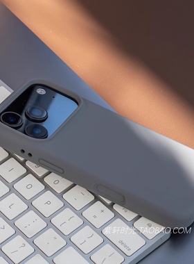 石墨黑灰色适用小米17promax手机壳15/14红米K90/K80至尊版K70液态硅胶Note15简约Turbo4大孔13加厚防摔K60