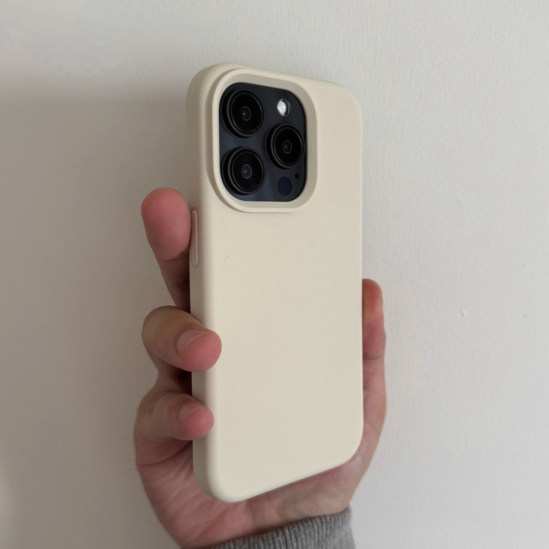 肤感软糯橡皮擦感适用iphone13苹果16手机壳15promax液态硅胶16pro古董白12mini奶白色11雾面14磨砂XS耐脏XR