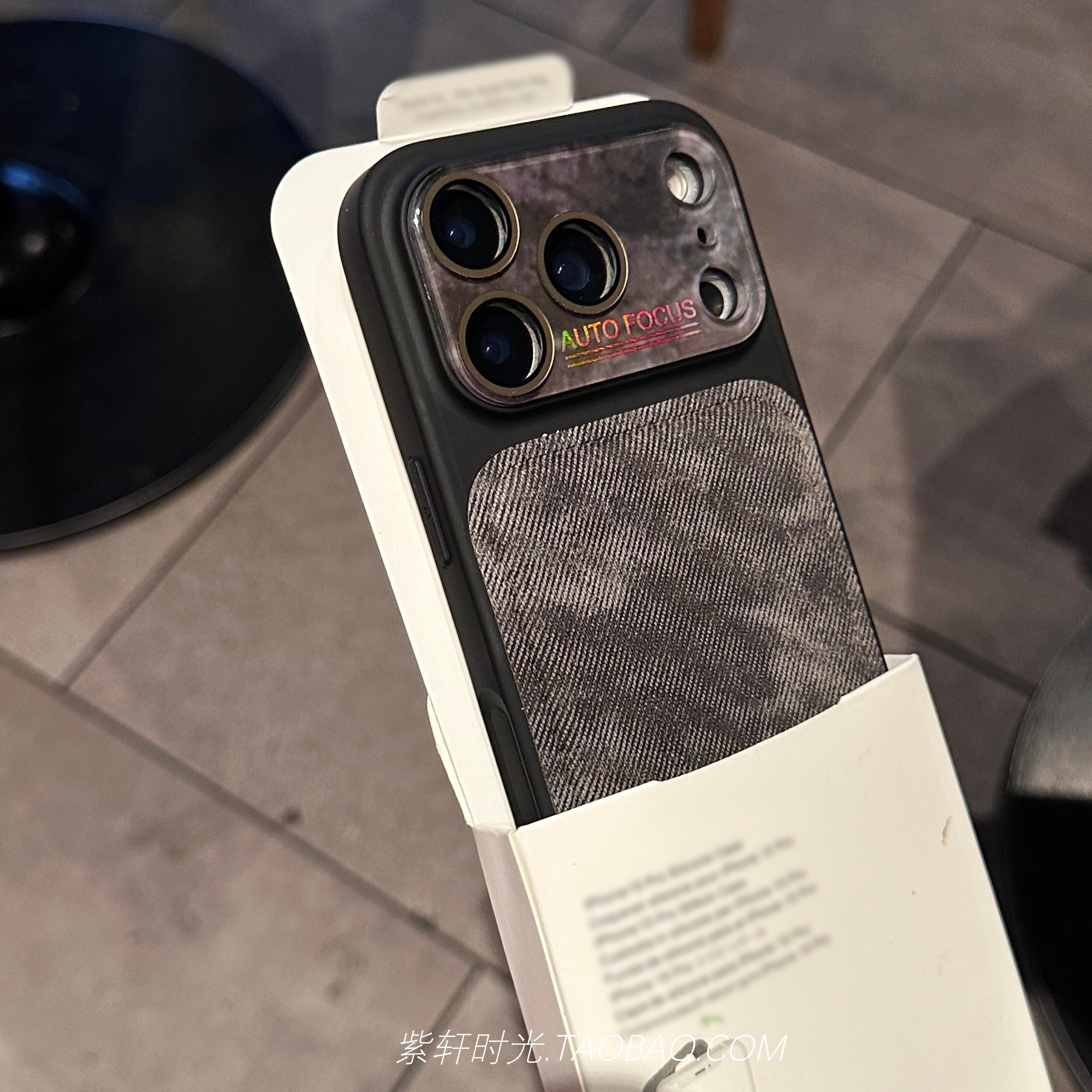 秒变17大视窗水晶镜头牛仔布纹适用iPhone17promax手机壳17pro苹果16promax高级感15por黑色14全包13全包防摔