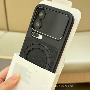 360旋转支架适用vivo 防摔男女 X200手机壳X300pro磁吸充电X200S高级感X200pro石墨黑X300电镀皮质支点壳新款