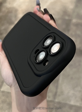 x10椭圆纯黑色适用华为x50荣耀100手机壳90磨砂magic5pro畅玩40plus防指纹80直边60se全包70卡其色20s防摔v30