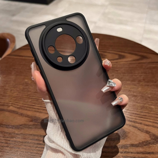 耐用适用华为mate60pro手机壳nova12/11磨砂P60半透明art黑色P50精孔P40全包pro+气囊防摔X5简约X3新款