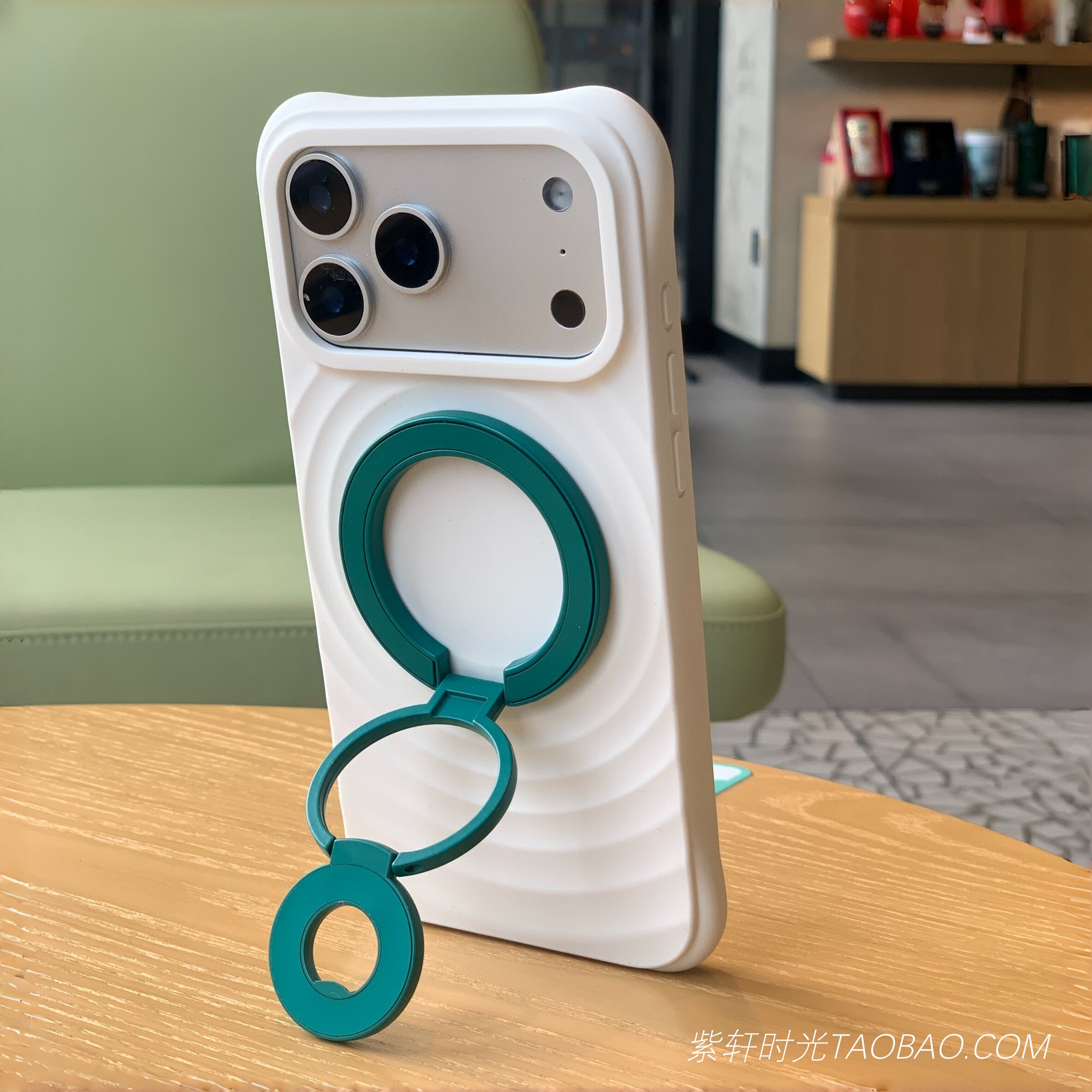 小众墨绿色双面磁吸折叠支架适用vivoS60手机壳小米17pro波漾17promax苹果17液态硅胶16pro磁吸充电15不会黄