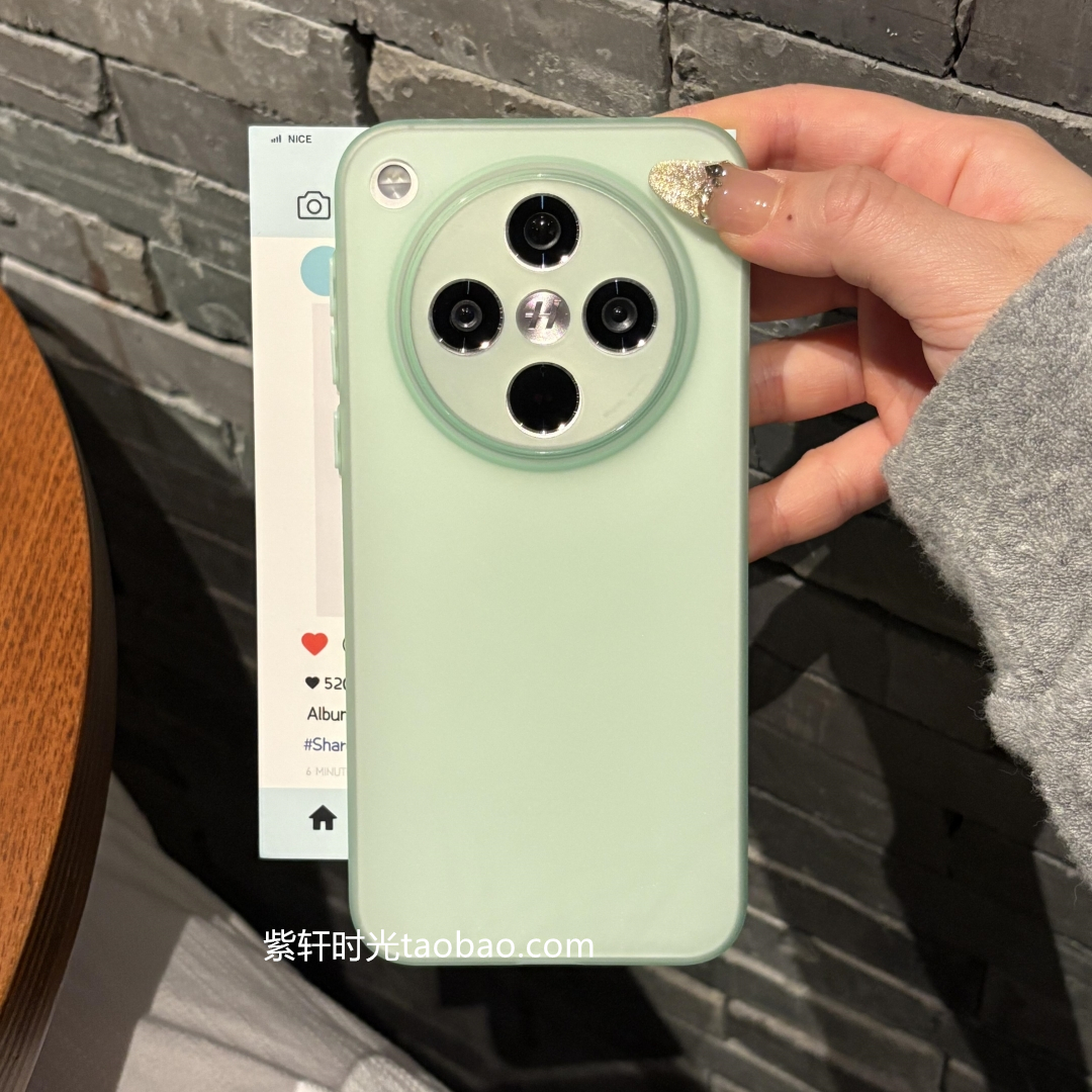 全包镜头小众雾面iQOO13/12适用vivoX100手机壳X200pro透明x90pro+曼波绿色X80磨砂x70高级感ins薄荷绿软肤感
