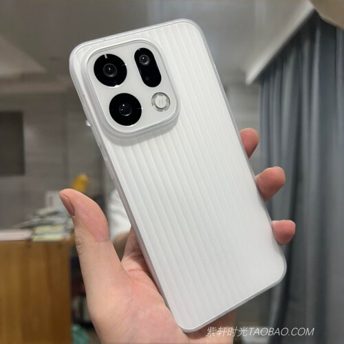 超薄PP瓦楞纹适用oppoFindx9手机壳Findx9pro雾面X8Ultra裸机感X7不会发黄Reno14pro一加15/13T防指纹Ace6男