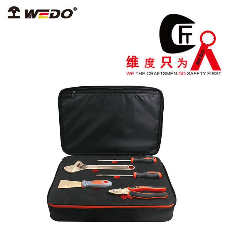 WEDO维度防爆9件套组合套装工具钳锤扳手铝青铜无火花工具AL02-9