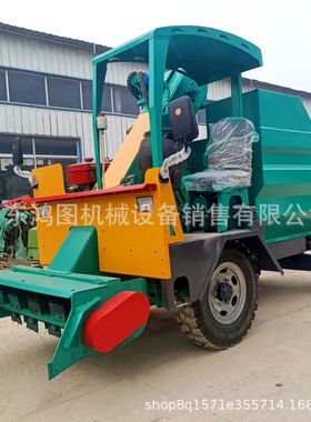 四轮柴油32马力清粪车牧场自走式牛粪清理车圈舍稠稀粪便铲粪车