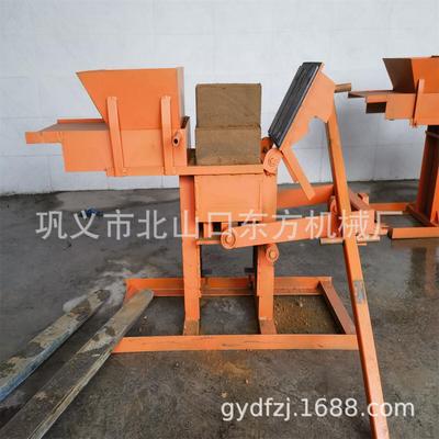 小型手动乐高砖机三块实心粘土砖机多种规格模具制土砖机操作简单