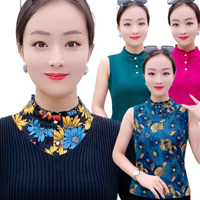 假领子小衫背心打底衫内搭