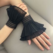 口护腕套袖 子雪纺蕾丝花边袖 口百搭拼接可爱 假袖 新款