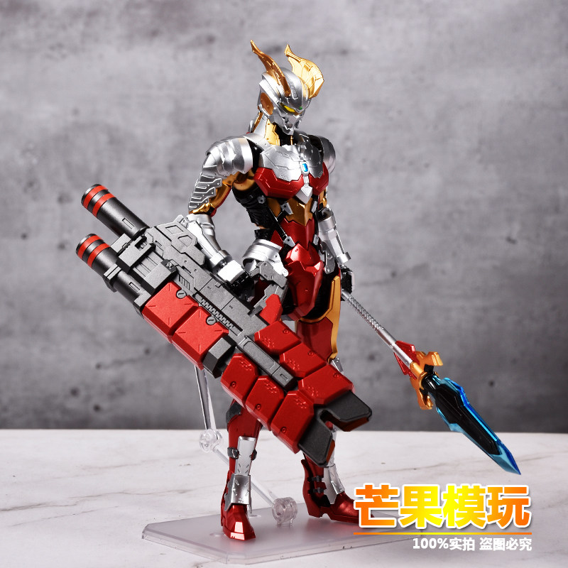芒果模玩万代Figure-rise机动奥特曼赛罗SC规格强壮日冕拼装板喷