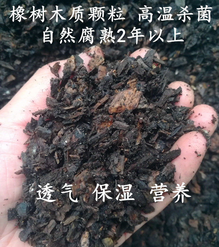 兰花多肉绿萝花卉腐叶土松针土营养土橡树颗粒专用通用花土植料