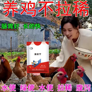 鸡鸭鹅鸽鹌鹑拉稀止泻肠炎肠毒综合征坏死性肠安宁