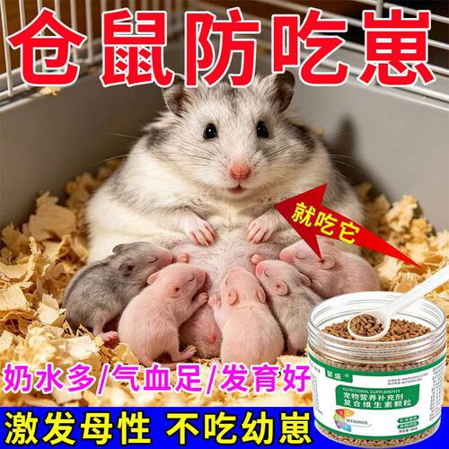 仓鼠月子餐哺乳期营养颗粒催乳下奶强体质助母鼠恢复仓鼠电解多维