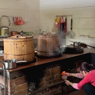 定做实木锅盖拱锅盖柴火灶锅盖加高加厚蒸菜木锅盖家用商用木锅盖