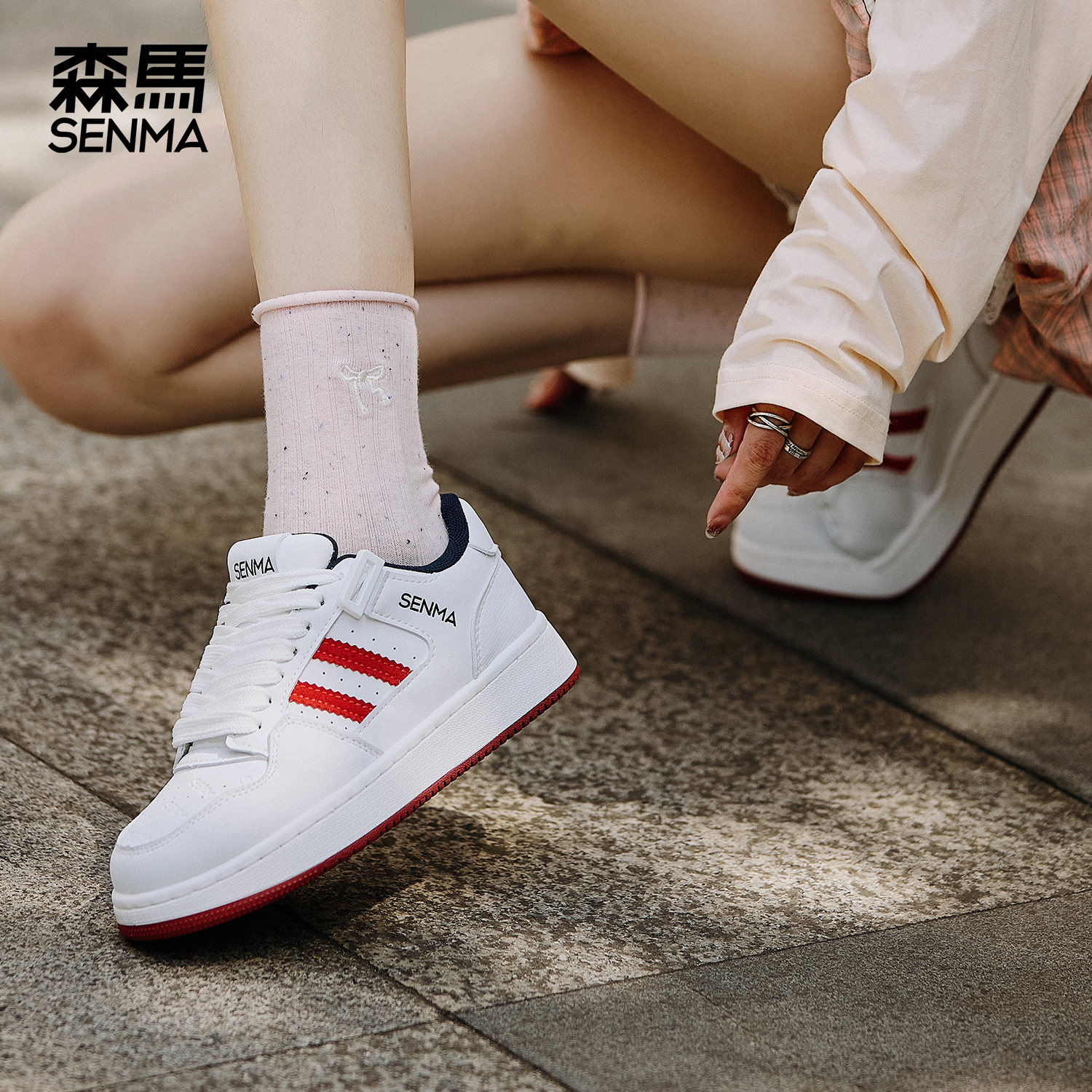 森马韩版百搭休闲板鞋女