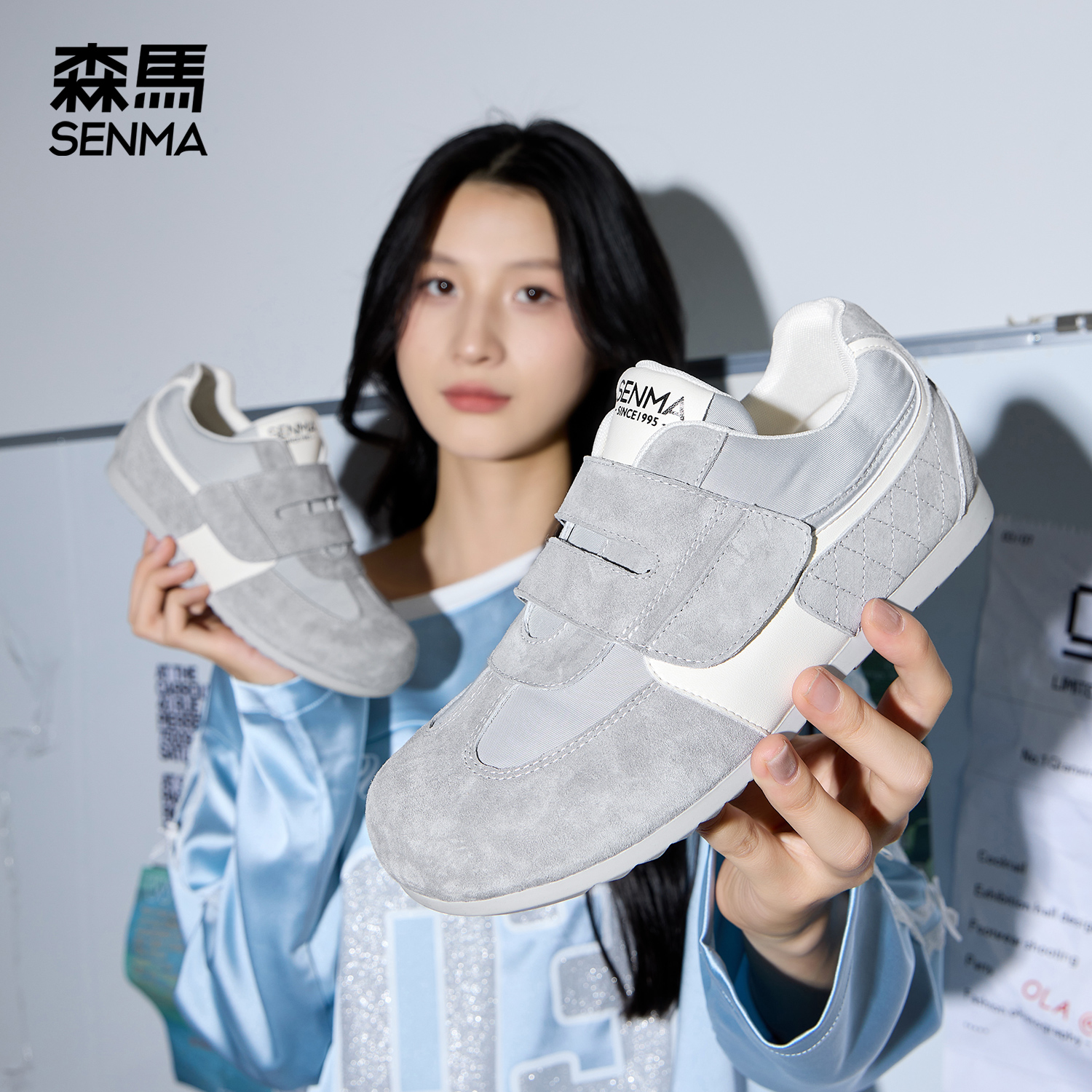 森马女鞋休闲百搭德训鞋