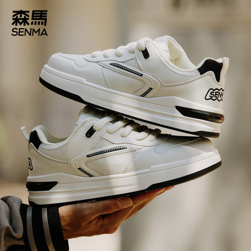 森马情侣板鞋厚底休闲鞋