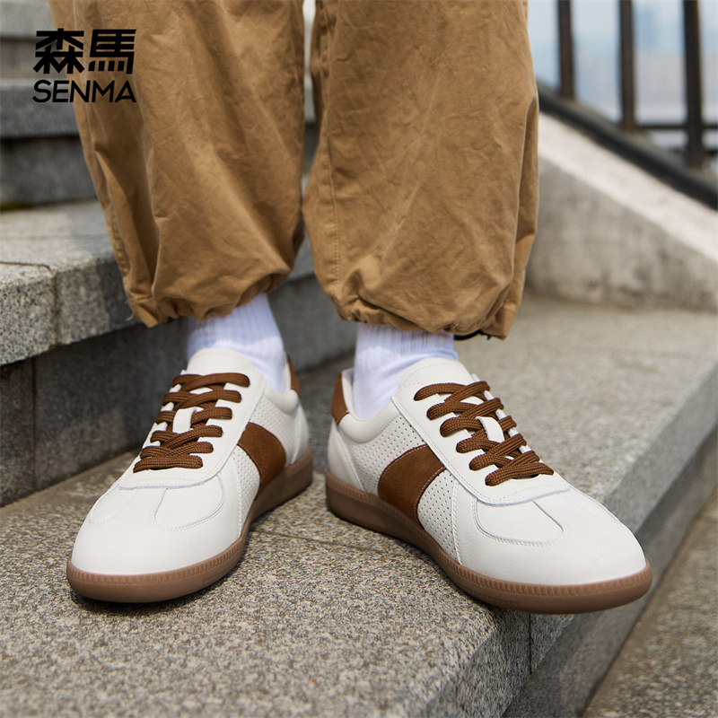 森马德训鞋男复古板鞋