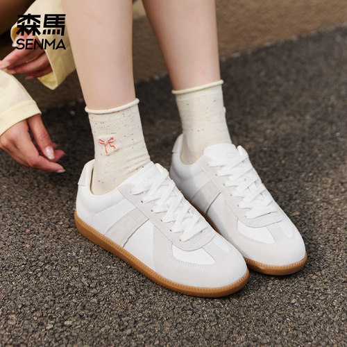 森马2025新款复古软底德训鞋