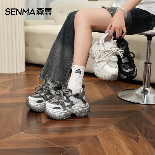 森马厚底老爹鞋女生休闲鞋