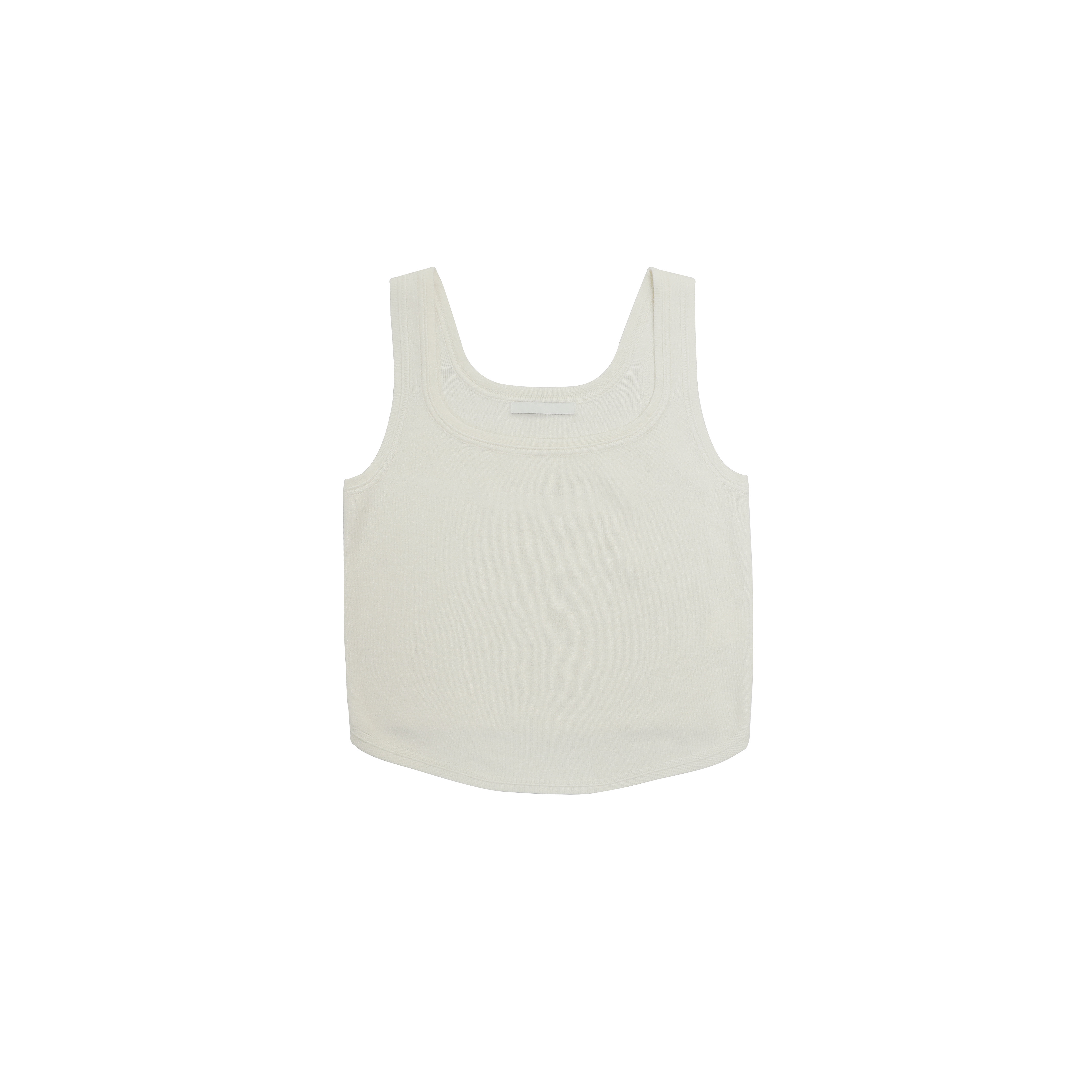 thumbnail for Rare RARE Irregular cropped sleeveless camisole, layered with a base T-shirt, slim fit and versatile casual top