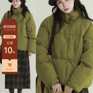 稀有RARE 糖果色90白鸭绒羽绒服立领小个子保暖外套 冬日暖团子