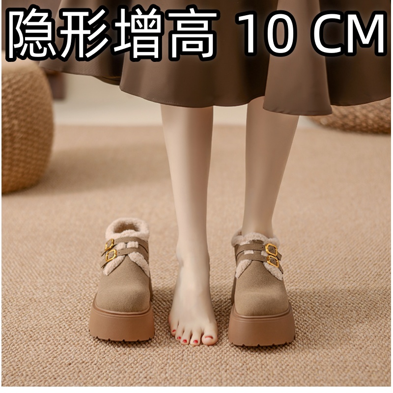 内增高勃肯鞋厚底小个子加绒3334