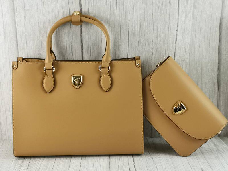 SATCHI沙驰女包新品单肩斜跨包经典牛皮手提包BA29089-1Y