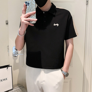2024夏装男新品抖音直播爆版短袖POLO常规版型男 D326-1 9506 P55图片