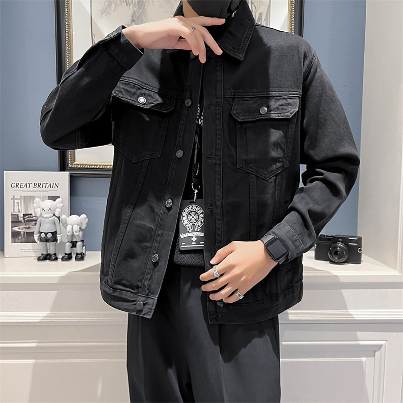 秋冬水洗牛仔外套夹克抖音直播高品质男上衣D326-1BK015P135,男装夹克,星座1101