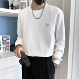 2024秋冬男新款韩版贴标上衣打底衫青少年卫衣D326-11227P68控98，男装卫衣，星座1101