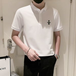 2024春夏男打底衫短袖上衣POLO衫抖音刺绣男 D326-1 6886 P55图片