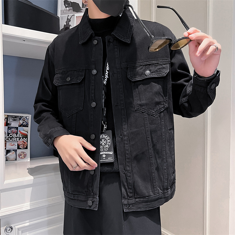 秋冬水洗牛仔外套夹克抖音直播高品质男上衣D326-1BK015P135,男装夹克,星座1101