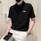 2024夏装男新品抖音直播爆版短袖POLO常规版型男D326-19506P55，男装Polo衫，星座1101
