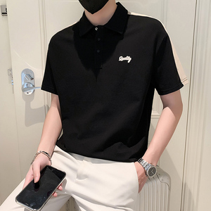 2024夏装男新品抖音直播爆版短袖POLO常规版型男 D326-1 9506 P55图片
