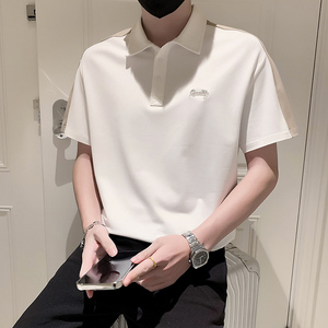 2024夏装男新品抖音直播爆版短袖POLO常规版型男 D326-1 9506 P55图片